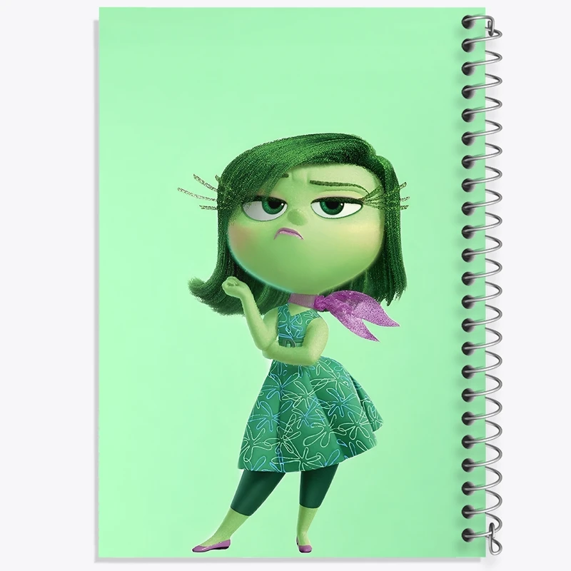 دفتر طراحی 50 برگ خندالو طرح شخصیت نفرت اینساید اوت کد F3350