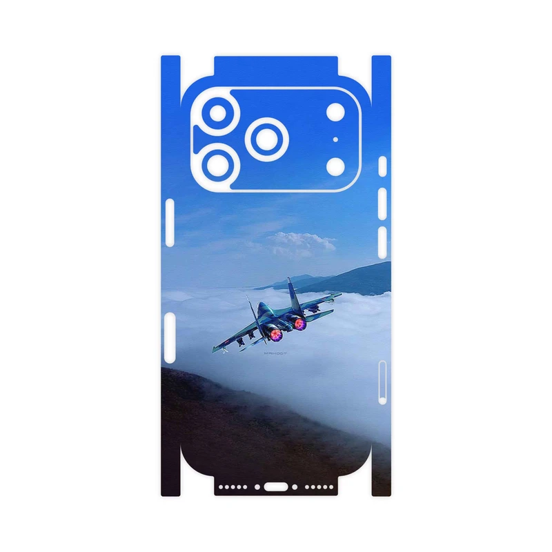 برچسب پوششی ماهوت مدل Fighter plane Su27-FullSkin مناسب برای گوشی موبایل اپل iPhone 17 Pro