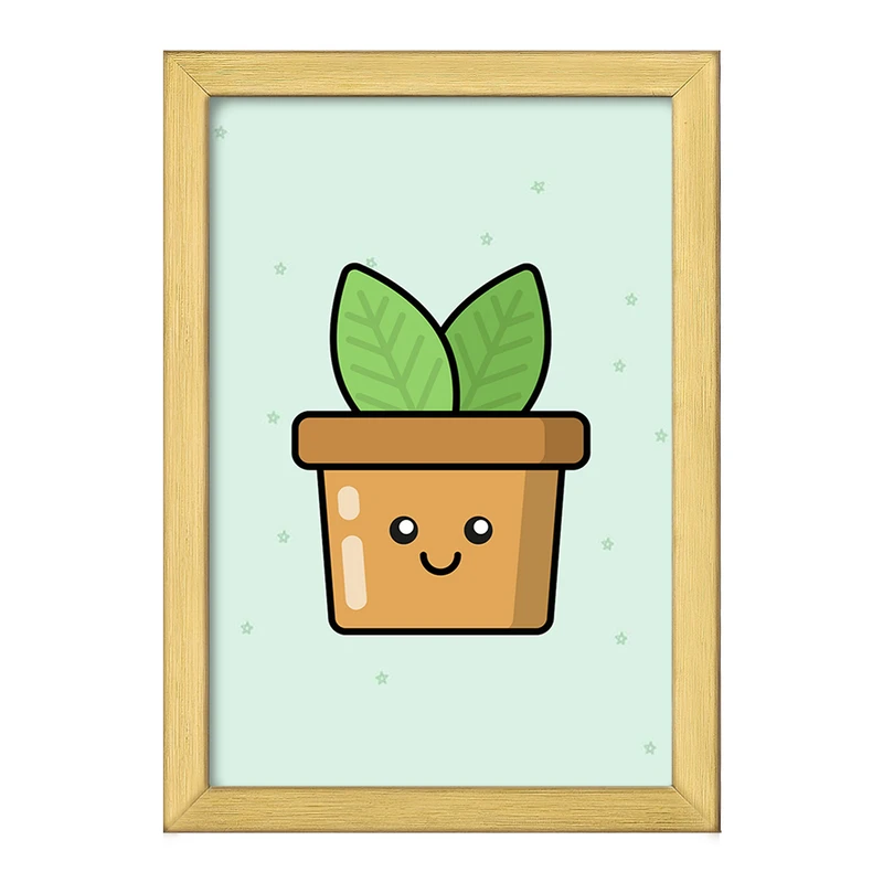 تابلو خندالو طرح کاکتوس کد 25495