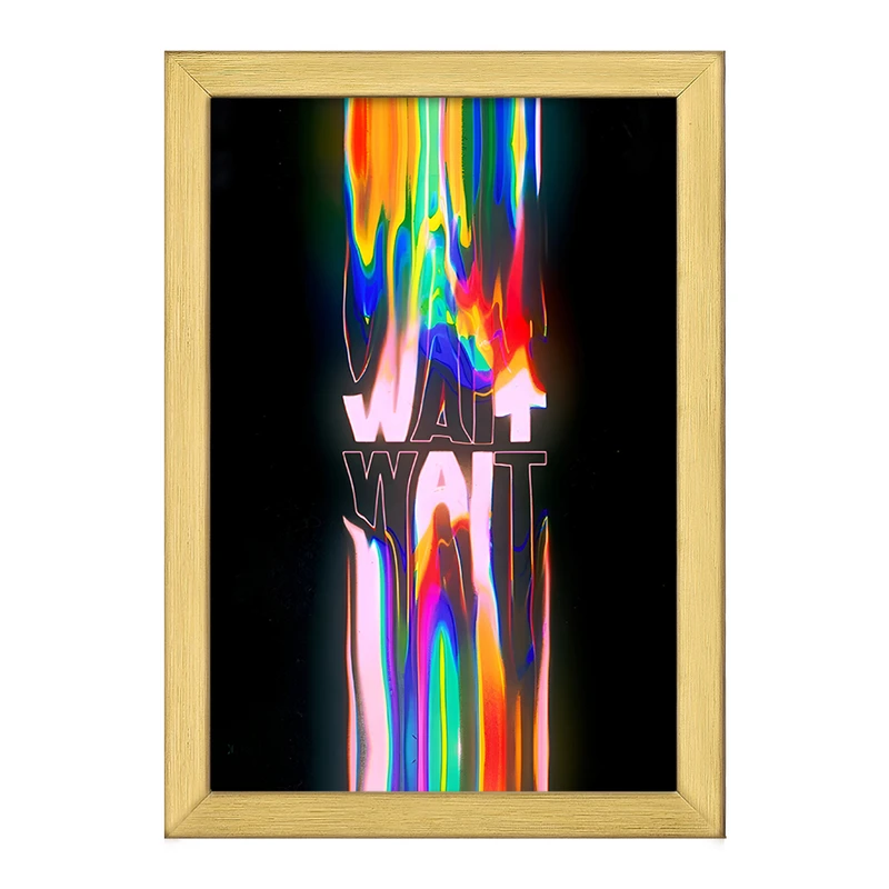 تابلو خندالو طرح Wait کد F10670