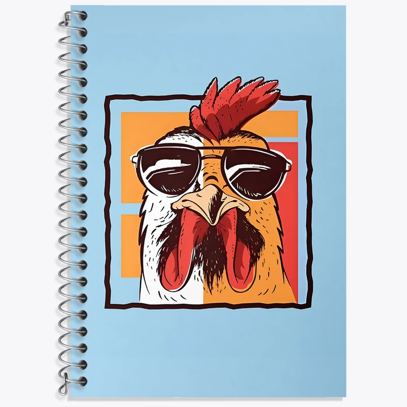 دفتر لغت 50 برگ خندالو طرح خروس بامزه کد F4819