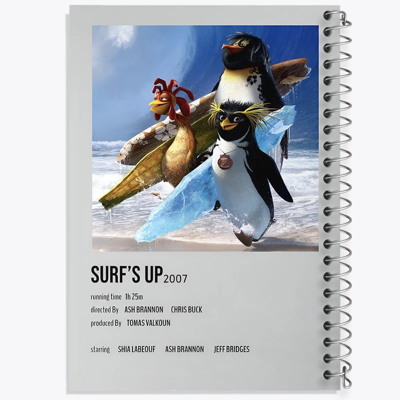 دفتر نقاشی 50 برگ خندالو طرح موج سواری (Surf's Up) کد F13214