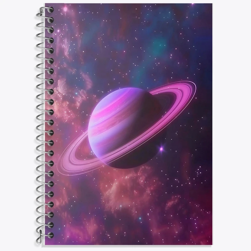 دفتر لغت 50 برگ خندالو طرح کهکشان کد F10104