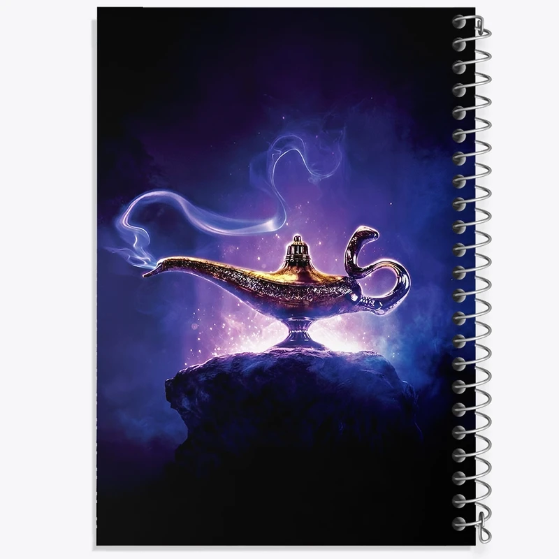 دفتر لیست خرید 50 برگ خندالو طرح غول چراغ جادو کد N6332