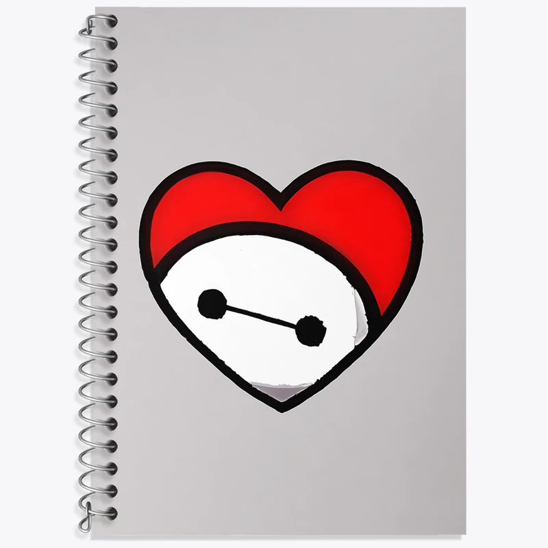 دفتر نت موسیقی 50 برگ خندالو طرح بیمکس (Baymax) کد N6455