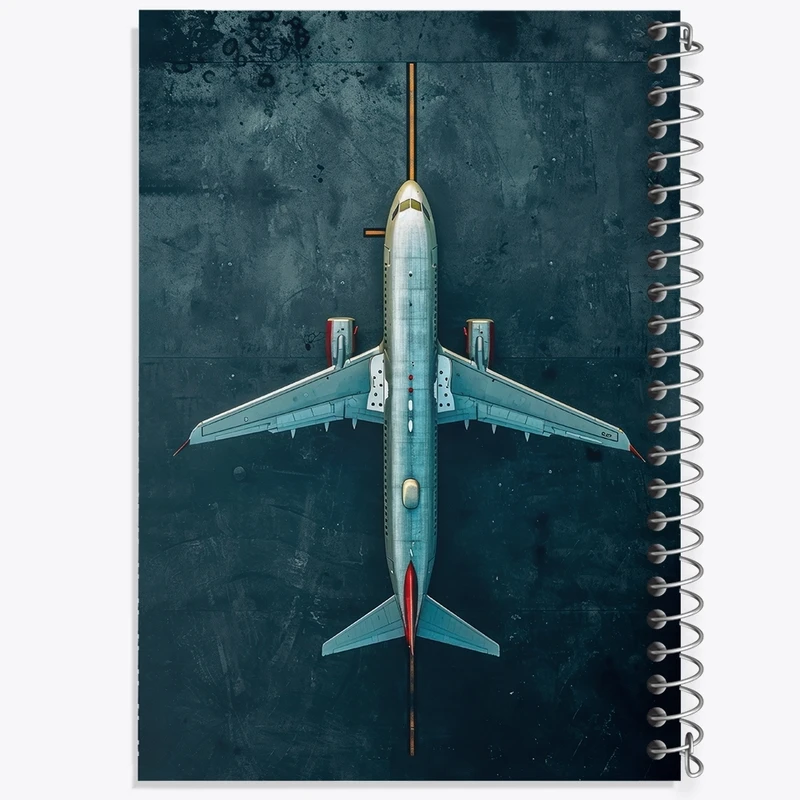 دفتر طراحی 50 برگ خندالو طرح هواپیما کد F2667