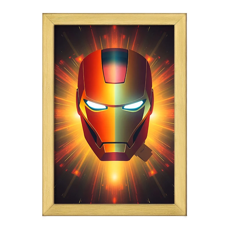 تابلو خندالو طرح مرد آهنی مارول (Marvel) کد F11759