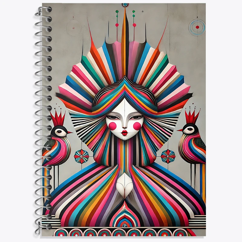 دفتر نت موسیقی 50 برگ خندالو طرح دخترانه کد F4791