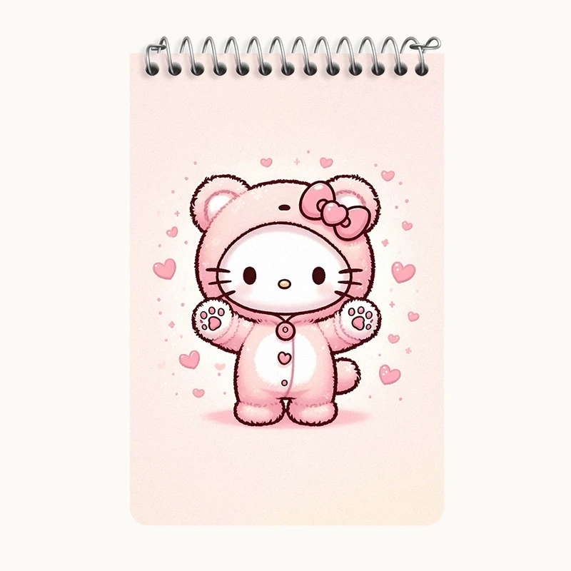 دفتر یادداشت 50 برگ خندالو طرح هلو کیتی کد F3611