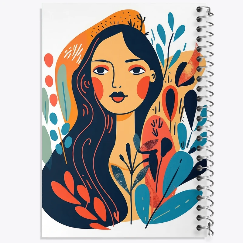 دفتر شطرنجی 50 برگ خندالو طرح دخترانه کد F3109