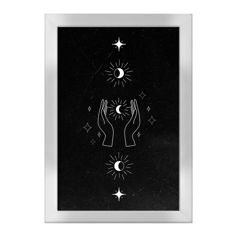 تابلو خندالو طرح ماه (Moon) کد F2550