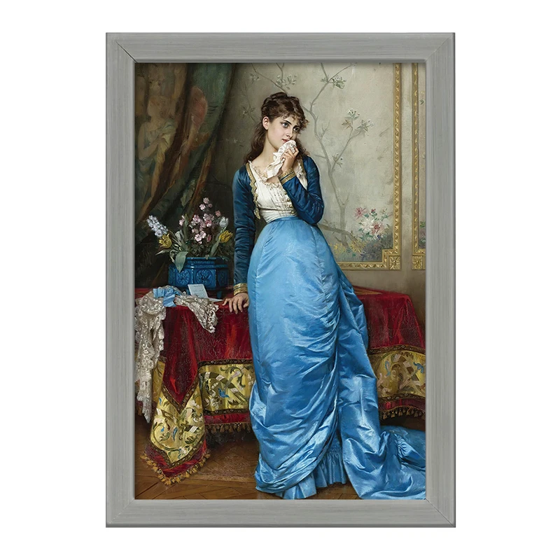 تابلو خندالو طرح نقاشی نامه اثر آگوست تولموش کد F12286