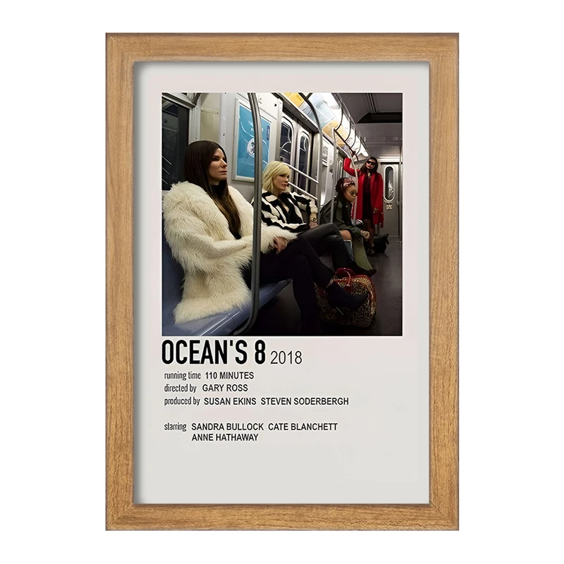 تابلو خندالو طرح هشت یار اوشن (Ocean's 8) کد F13073