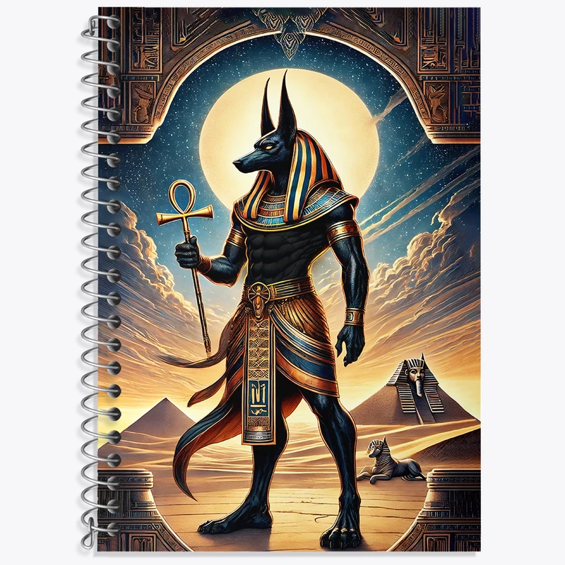 دفتر نت موسیقی 50 برگ خندالو طرح آنوبیس (Anubis) کد F4852