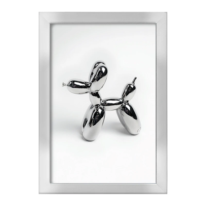 تابلو خندالو طرح سگ کروم کد F3900