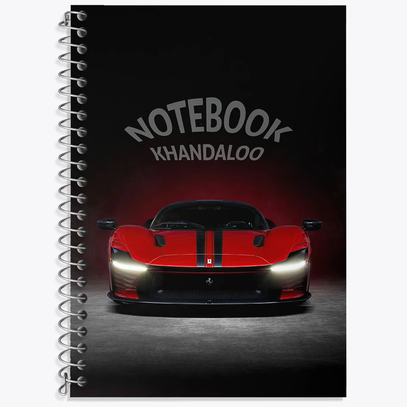 دفتر نت موسیقی 50 برگ خندالو طرح فراری (Ferrari) کد N7883