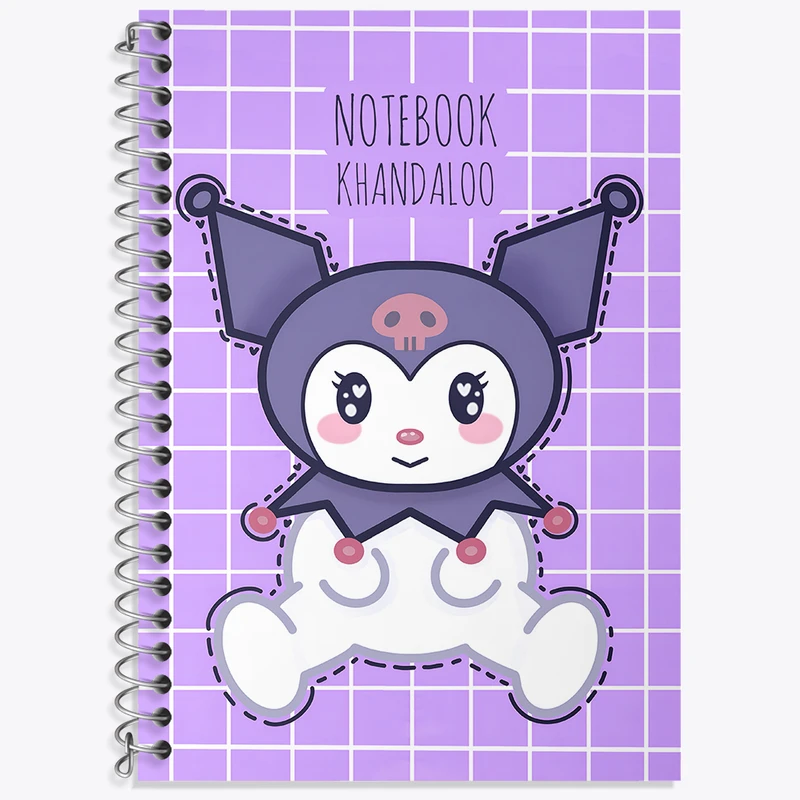 دفتر نت موسیقی 50 برگ خندالو طرح کرومی (Kuromi) کد N7799