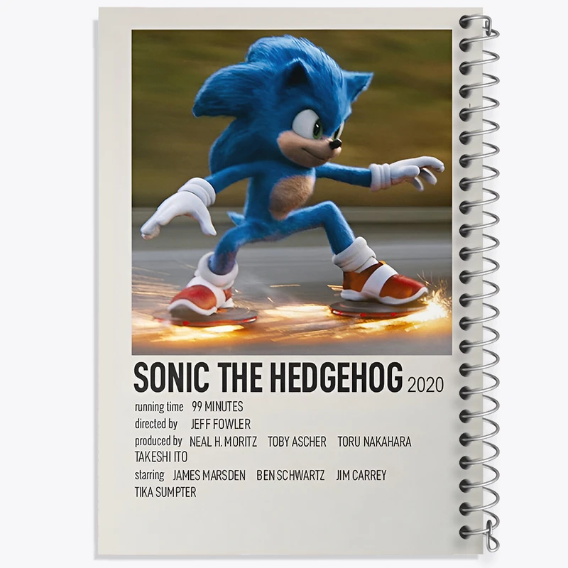 دفتر نقاشی 50 برگ خندالو طرح سونیک (Sonic) کد F13219