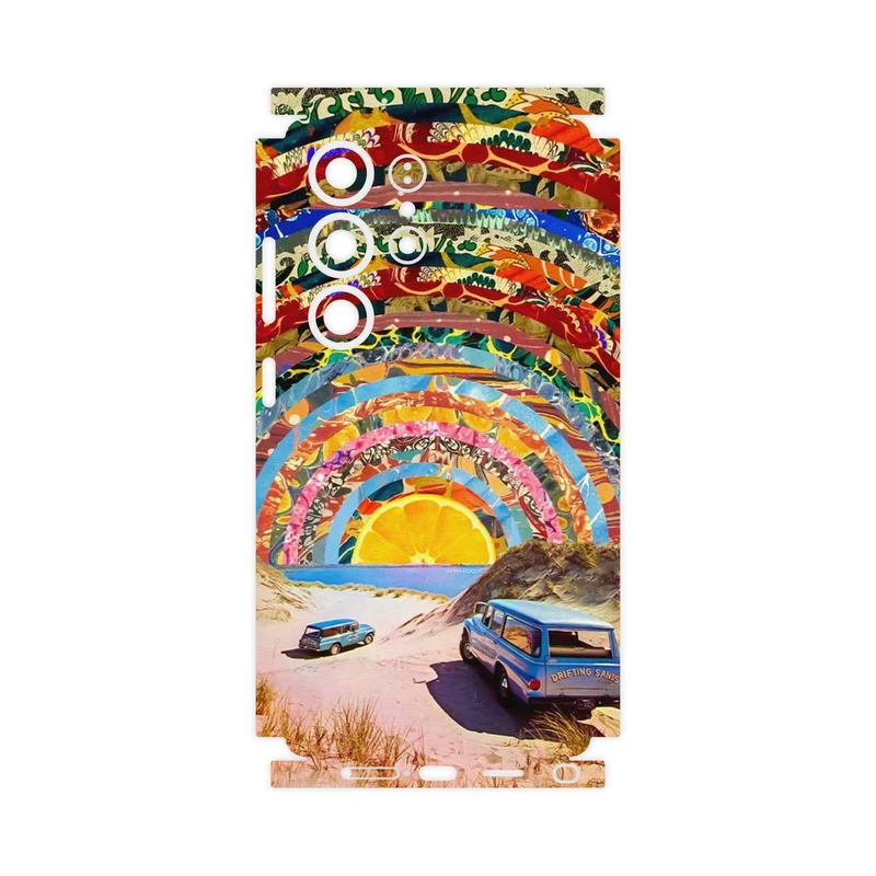 برچسب پوششی ماهوت مدل Collage of Orange Sky-FullSkin مناسب برای گوشی موبایل سامسونگ Galaxy S25 Ultra