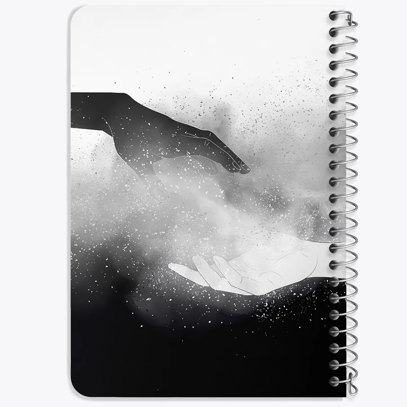 دفتر یادداشت 50 برگ خندالو طرح آفرینش کد F2864