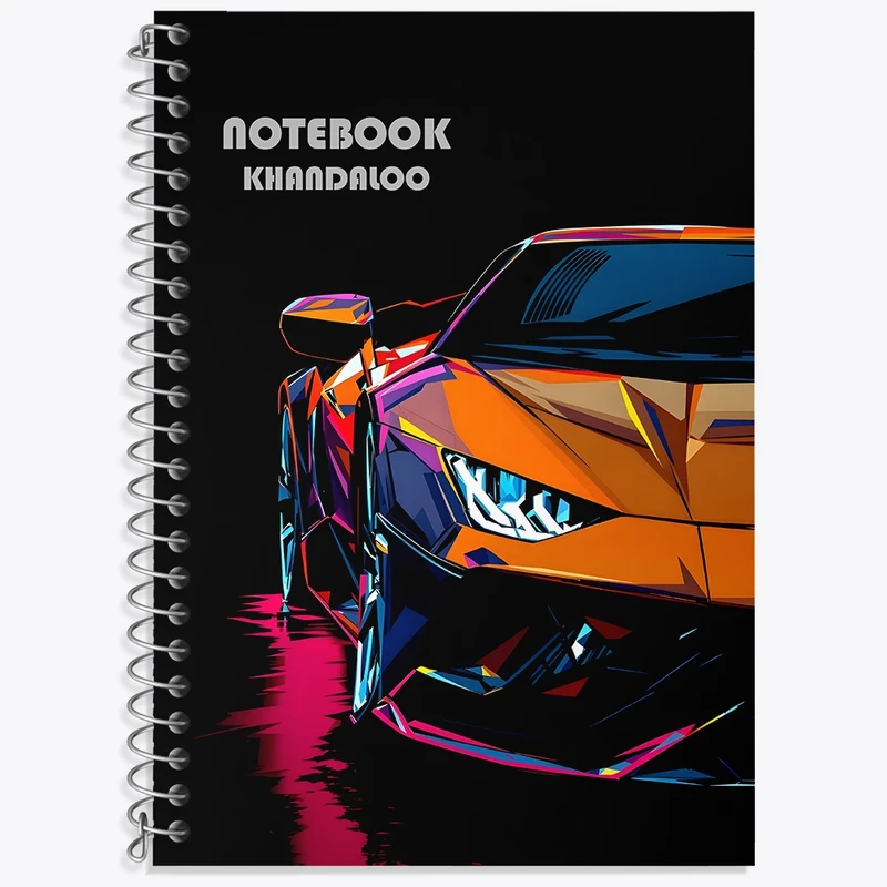 دفتر لغت 50 برگ خندالو طرح لامبورگینی (Lamborghini) کد N7535