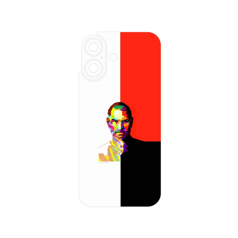 برچسب پوششی ماهوت مدل Collage of Steve Jobs 1 مناسب برای گوشی موبایل اپل iPhone 17