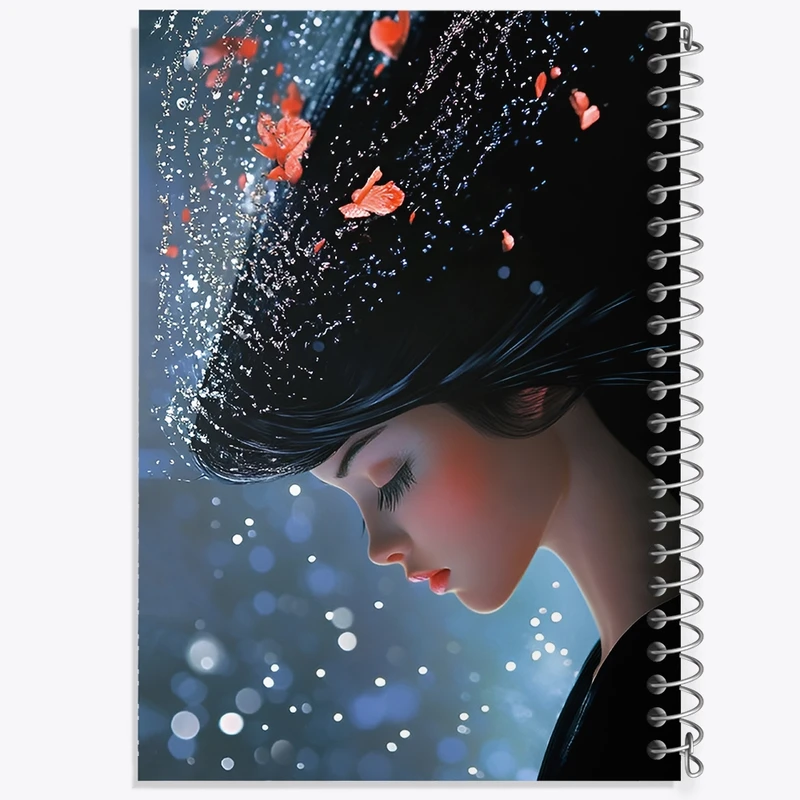 دفتر طراحی 50 برگ خندالو طرح دخترانه کد F12666