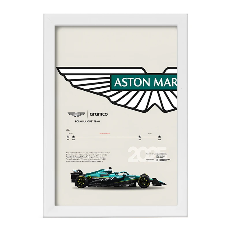 تابلو خندالو طرح استون مارتین (Aston Martin) کد F13489