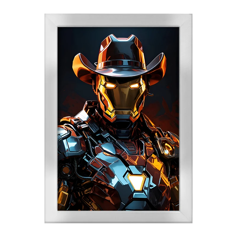 تابلو خندالو طرح مرد آهنی مارول (Marvel) کد F4997