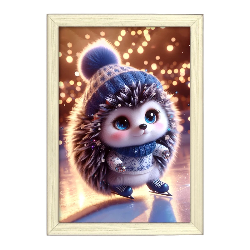 تابلو خندالو طرح جوجه تیغی بامزه کد F5474