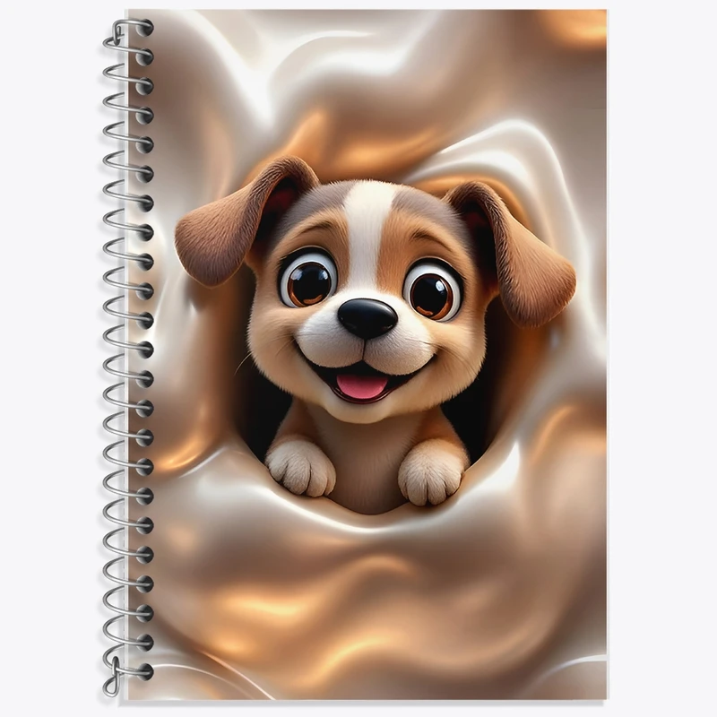 دفتر لغت 50 برگ خندالو طرح سگ بامزه کد F9610