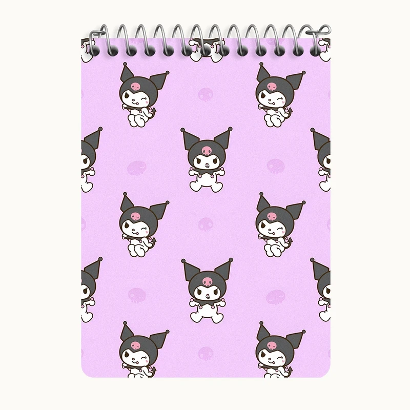 دفتر یادداشت 50 برگ خندالو طرح کرومی (Kuromi) کد N9065