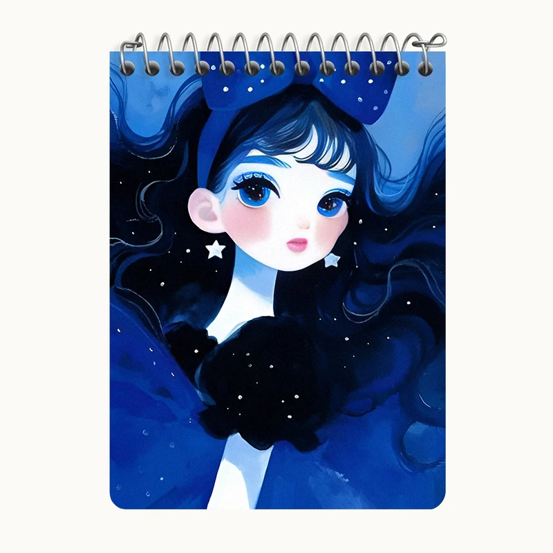 دفتر یادداشت 50 برگ خندالو طرح دخترانه کیوت کد N7133