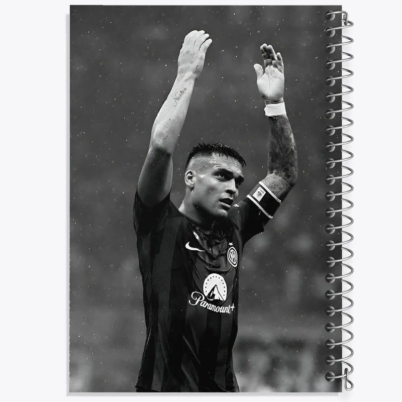 دفتر مشق 50 برگ خندالو طرح لاوتارو خاویر مارتینز (Lautaro Martínez) کد F14327