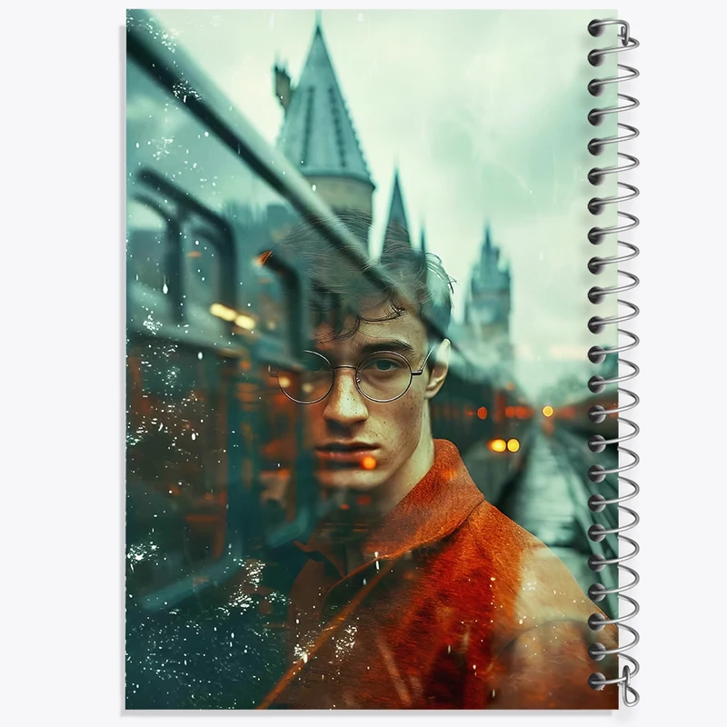 دفتر طراحی 50 برگ خندالو طرح هری پاتر (Harry Potter) کد F14193