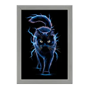 تابلو خندالو طرح گربه کد F9127