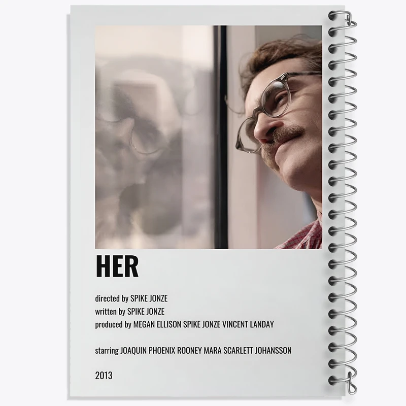 دفتر لیست خرید 50 برگ خندالو طرح او (Her) کد F12921