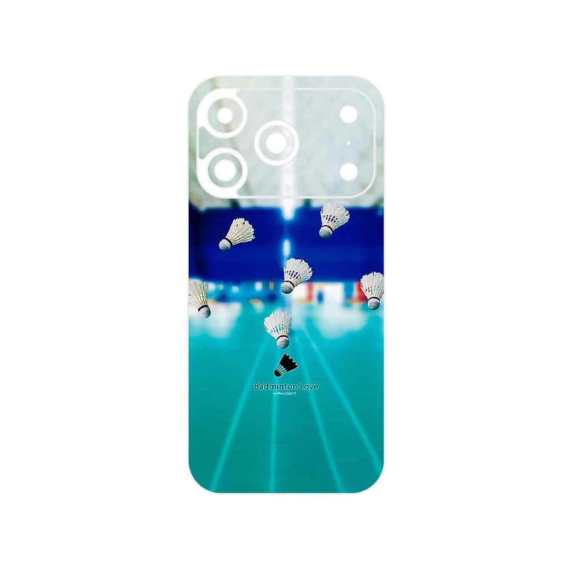 برچسب پوششی ماهوت مدل Badminton مناسب برای گوشی موبایل اپل iPhone 17 Pro
