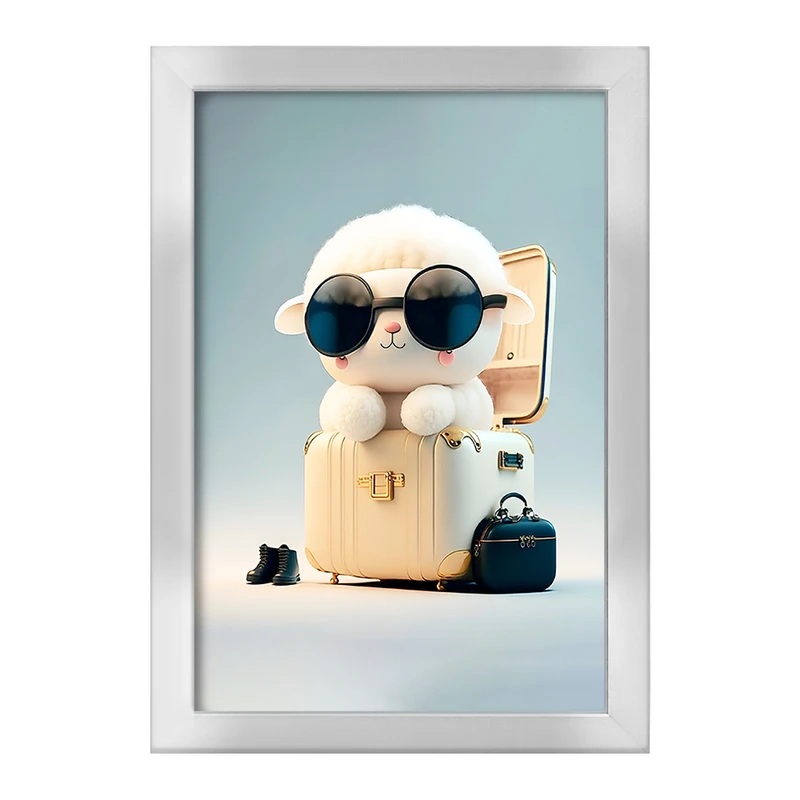 تابلو خندالو طرح گوسفند کیوت کد F5699