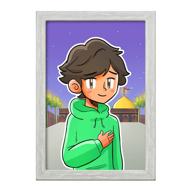 تابلو خندالو طرح کودکانه محرم و اربعین امام حسین  کد 7695