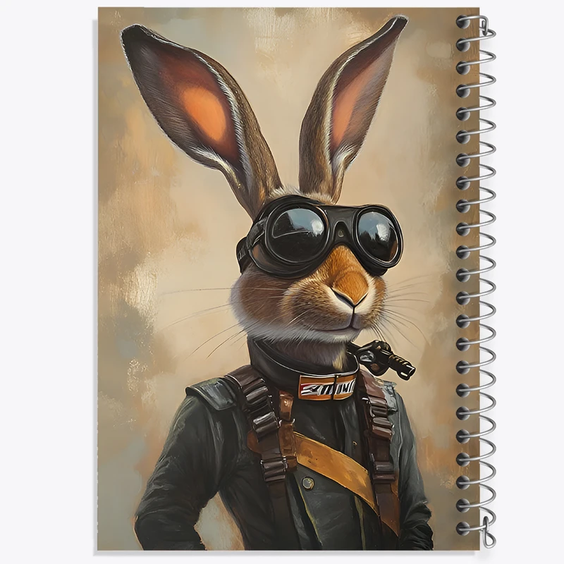 دفتر نقاشی 50 برگ خندالو طرح خرگوش چترباز کد F10570