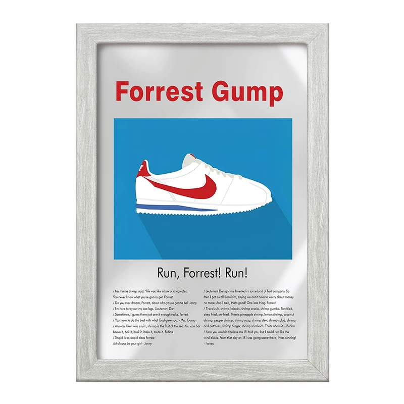 تابلو خندالو طرح فارست گامپ (Forrest Gump) کد F13823