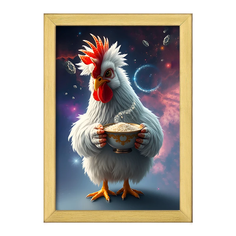 تابلو خندالو طرح خروس کد F11671