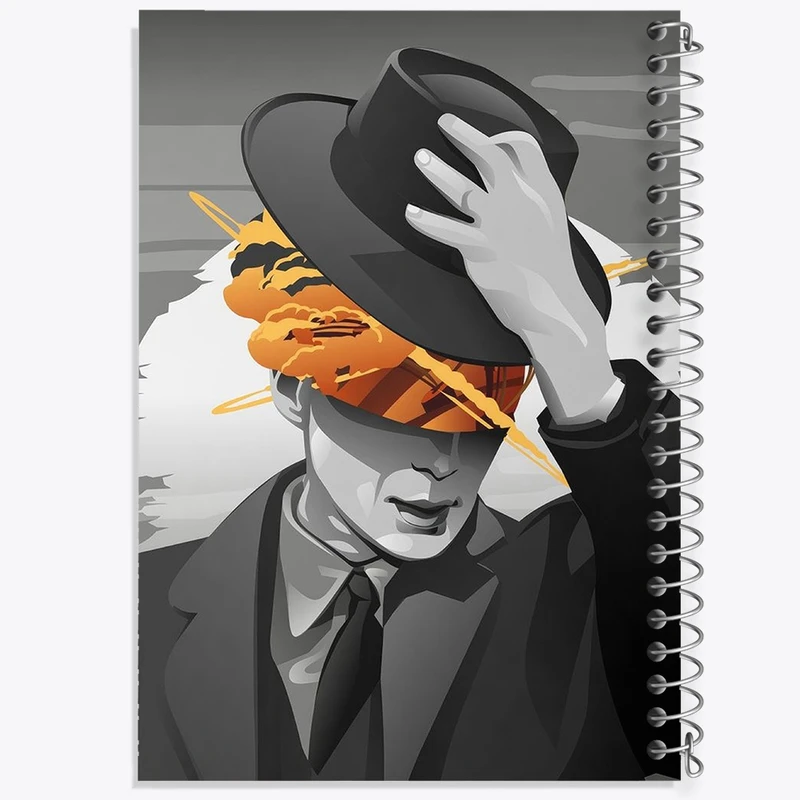 دفتر طراحی 50 برگ خندالو طرح اوپنهایمر Oppenheimer کد 31014