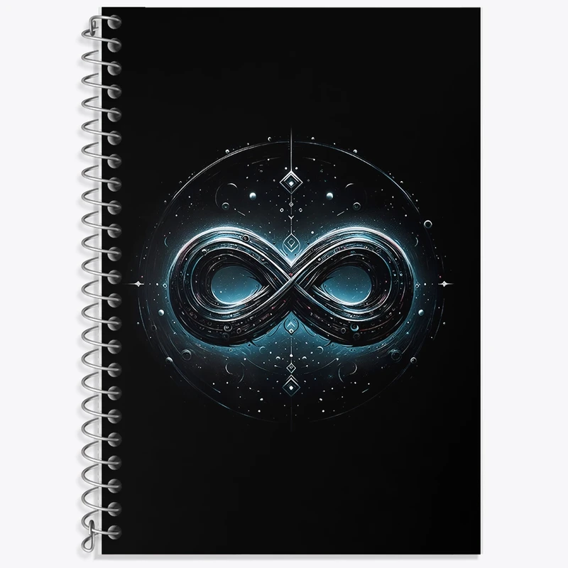 دفتر لغت 50 برگ خندالو طرح علامت بی نهایت کد F10610