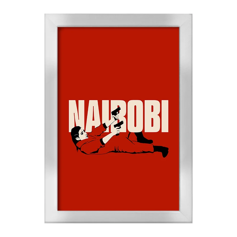 تابلو خندالو طرح نایروبی سریال خانه ی کاغذی کد F1714