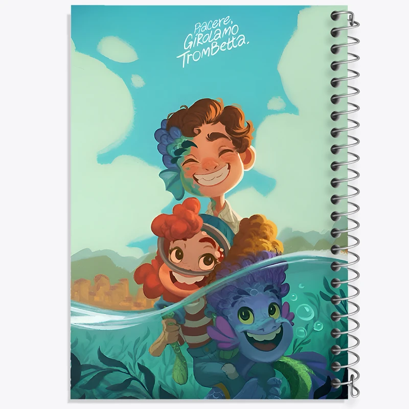 دفتر نقاشی 50 برگ خندالو طرح لوکا (Luca) کد F10711