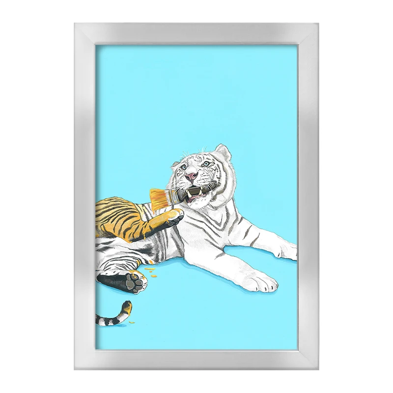 تابلو خندالو طرح ببر کد F150