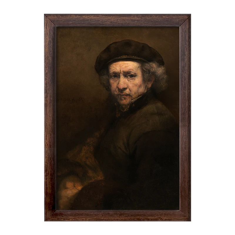 تابلو خندالو طرح سلف پرتره رامبراند کد 36836