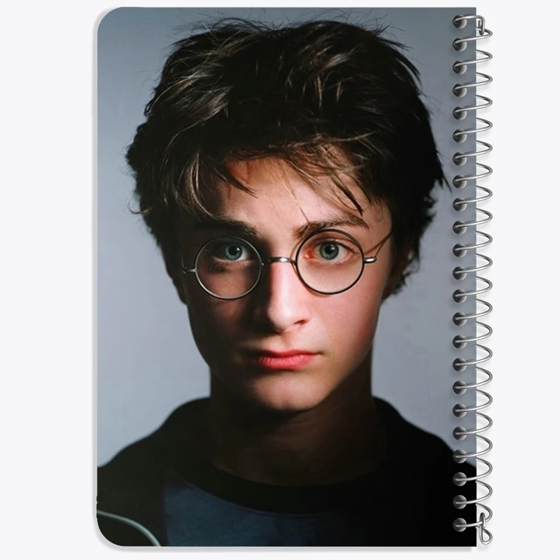 دفتر یادداشت 50 برگ خندالو طرح هری پاتر Harry Potter  کد 2910